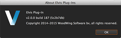 The About Elvis Plug-ins window