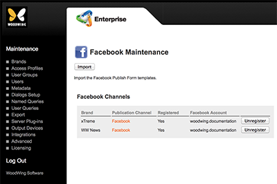 Facebook Maintenance page