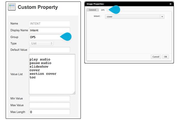 Setting a custom property to appear in a dialog box