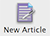 The Create New Article icon for earlier versions of Content Station