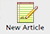 The Create New Article icon for earlier versions of Content Station